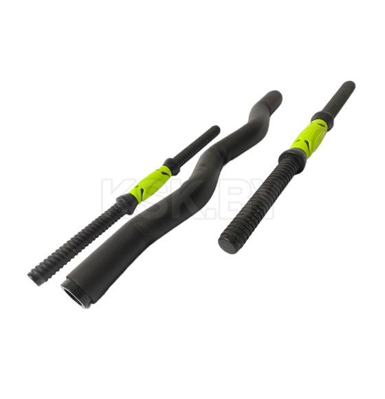 Набор гантельных грифов с W-образным грифом AMETIST 40 см (посадочный диаметр 25 мм, пластик)