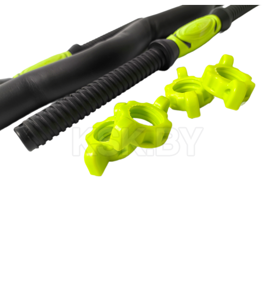 Набор гантельных грифов с W-образным грифом AMETIST 40 см (посадочный диаметр 25 мм, пластик)