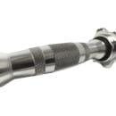 Гриф для гантелей AMETIST 25х400 мм 1,65 кг (полнотелый) с железной ручкой бочонком