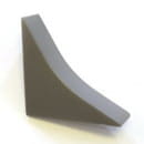 Заглушка к плинтусу (LB23) гранит темный