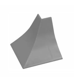 Угол наружный к плинтусу (LB23) металлик