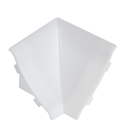 Угол внутренний к плинтусу (LB23) белый