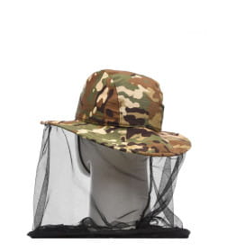Панама-накомарник HUNTSMAN Антигнус c кольцом Мультикам 60 ткань Смесовая Рип-Стоп