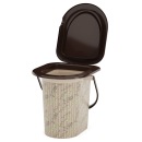 Ведро-туалет "Плетенка-декор" 17л М2329(уценка)