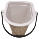 Ведро-туалет "Плетенка-декор" 17л М2329(уценка)