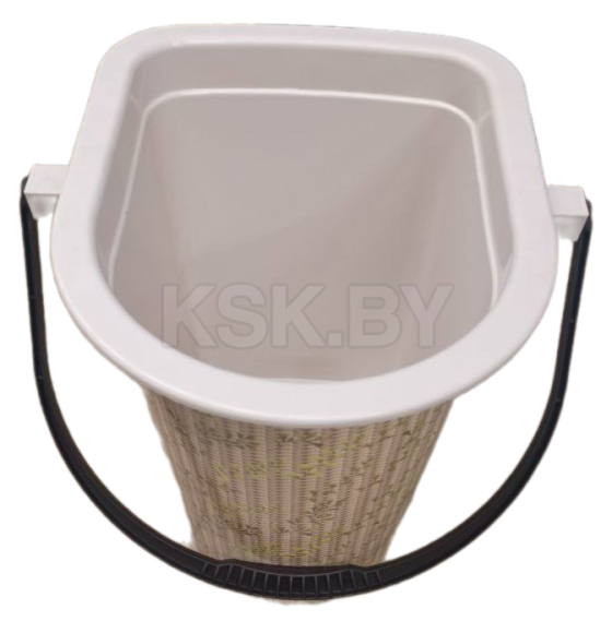 Ведро-туалет "Плетенка-декор" 17л М2329(уценка)