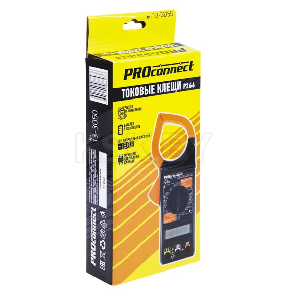 Токовые клещи P266 Proconnect 13-3050 (13-3050) 