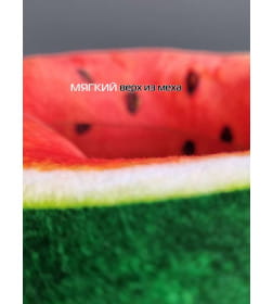 Подушка дорожная "Арбуз" 37x35 см (красный, зеленый) MATEX FRUTIS 27-461