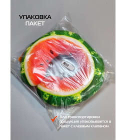 Подушка дорожная "Арбуз" 37x35 см (красный, зеленый) MATEX FRUTIS 27-461