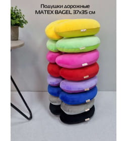 Подушка дорожная 37x35 см (розовый) MATEX BAGEL 27-416