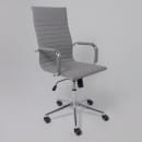 Кресло поворотное ELEGANCE CHROME, ткань (серый) (46309) 