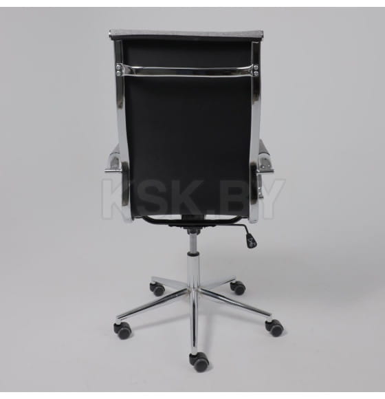 Кресло поворотное ELEGANCE CHROME, ткань (серый) (46309) 