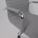 Кресло поворотное ELEGANCE CHROME, ткань (серый) (46309) 