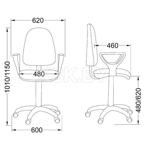 Кресло "Престиж+" ТК-1, (черный) (31505) 