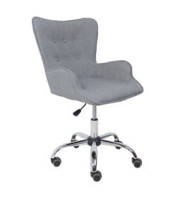 Кресло поворотное BELLA, ткань/серый