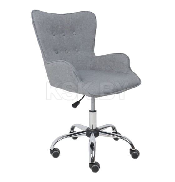 Кресло поворотное BELLA, ткань/серый (55101) 