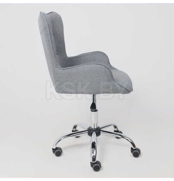 Кресло поворотное BELLA, ткань/серый (55101) 