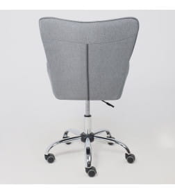 Кресло поворотное BELLA, ткань/серый