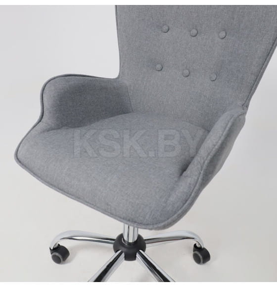 Кресло поворотное BELLA, ткань/серый (55101) 