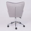 Кресло поворотное BELLA, бархат/серый (61453) 