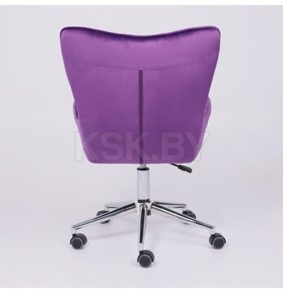 Кресло поворотное BELLA, бархат/фиолетовый (61452) 
