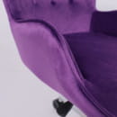 Кресло поворотное BELLA, бархат/фиолетовый (61452) 
