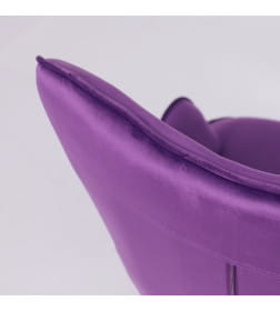 Кресло поворотное BELLA, бархат/фиолетовый