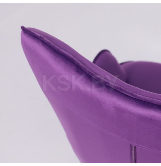 Кресло поворотное BELLA, бархат/фиолетовый (61452) 