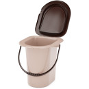 Ведро-туалет 18л (бежевый) М1525 (М1525) 