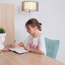 Кресло поворотное BELLA, велюр/мятный (64731) 