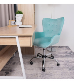 Кресло поворотное BELLA, велюр/мятный