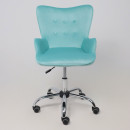 Кресло поворотное BELLA, велюр/мятный (64731) 