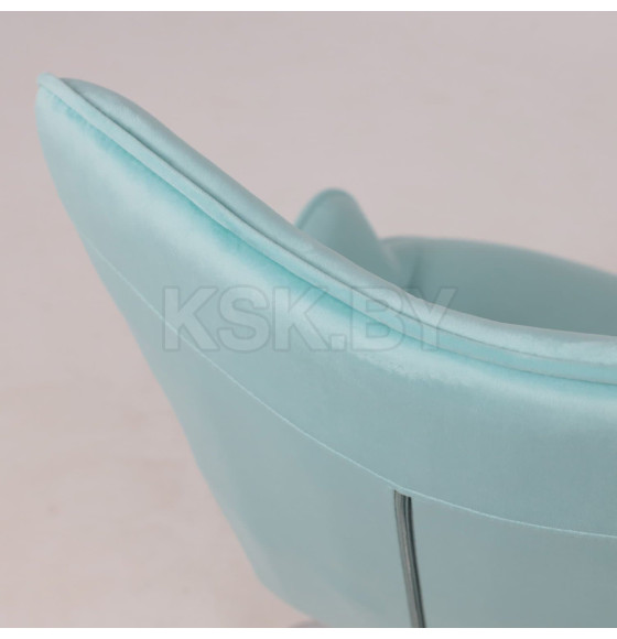 Кресло поворотное BELLA, велюр/мятный (64731) 