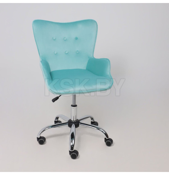 Кресло поворотное BELLA, велюр/мятный (64731) 