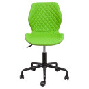 Кресло поворотное DELFIN, ECO/ткань, салатовый (69735) 