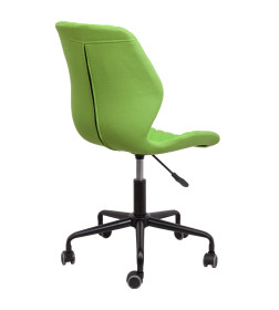 Кресло поворотное DELFIN, ECO/ткань, салатовый