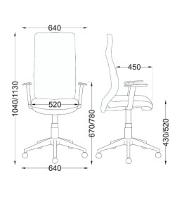 Кресло Софт PL Moderno 02 (серый)