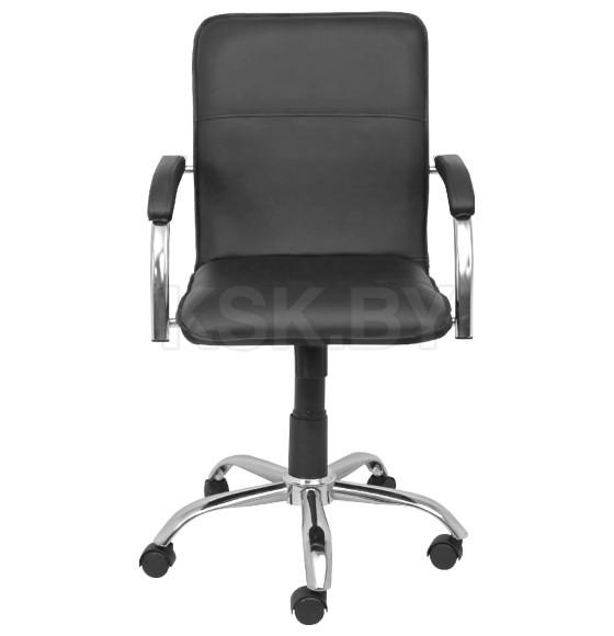 Кресло SAMBA AKS-2 Pegasso черный, мягкие подлокотники (81875) 