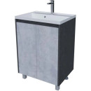 Тумба напольная Джой цемент 60 под умывальник Слим (GS-00001341) 