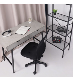 Кресло поворотное TYPE, ткань-сетка, черный/черный