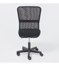 Кресло поворотное TYPE, ткань-сетка, черный/черный