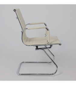 Кресло рабочее MARIANI, экокожа, крем