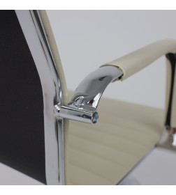 Кресло рабочее MARIANI, экокожа, крем