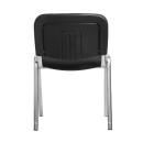 Стул ИЗО, хром (TK-1, черный) (51940) 