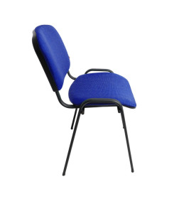 Стул ИЗО, чёрный (ТК-10, синий+черный)