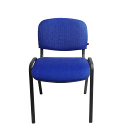 Стул ИЗО, чёрный (ТК-10, синий+черный)