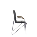 Стул Самба CH Д1 (подлокотники деревянные светлый бук) Z11, чёрный (89762) 