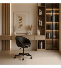 Кресло рабочее ELENA, ECO, черный