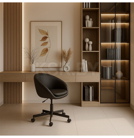 Кресло рабочее ELENA, ECO, черный (110740) 