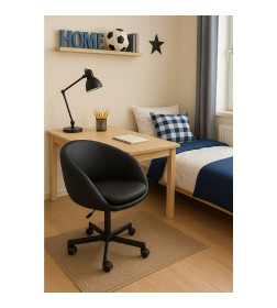 Кресло рабочее ELENA, ECO, черный